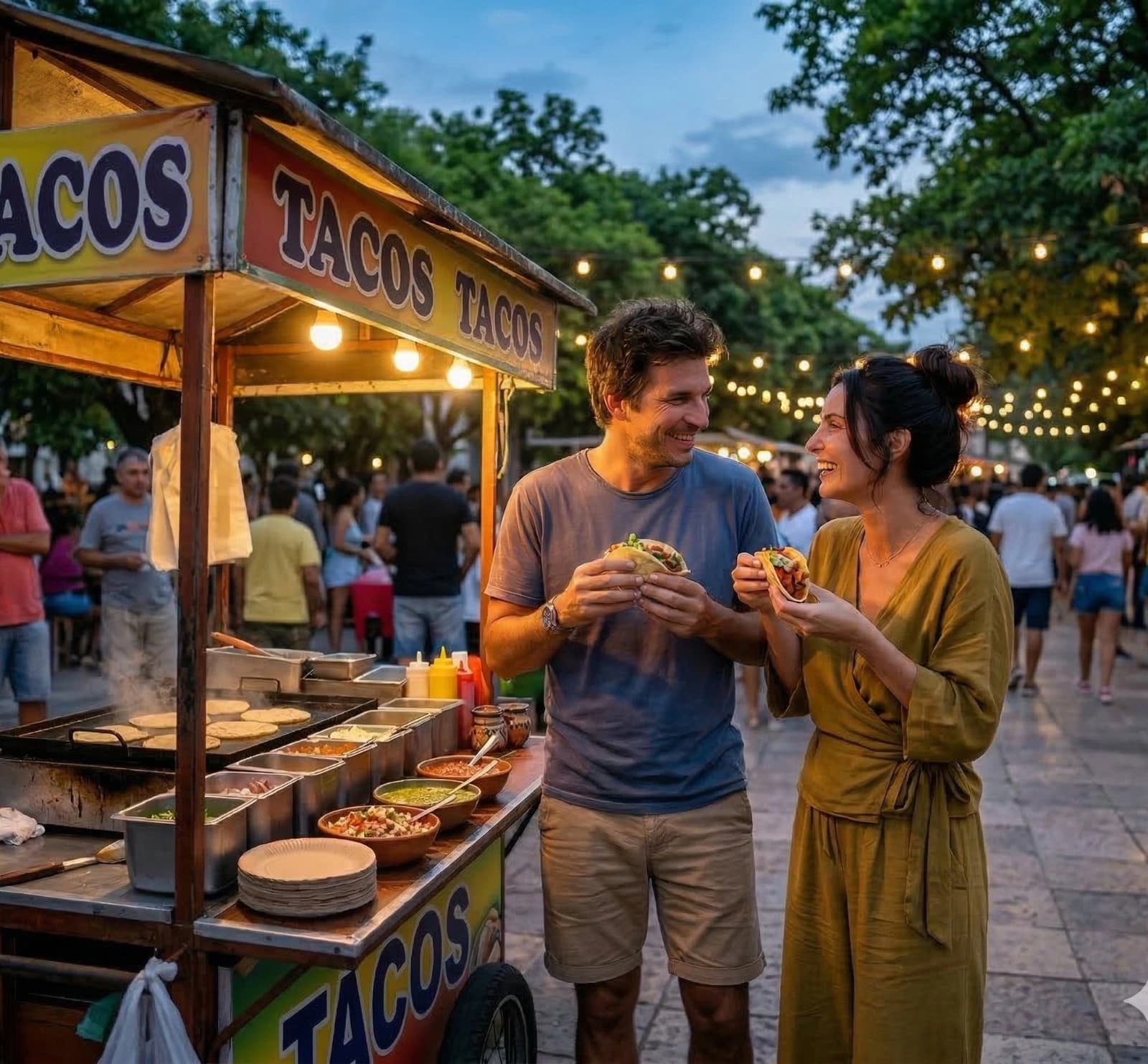 Comida local y sabores del barrio en Tulum, México